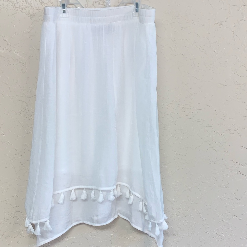 Boutique Tassel Midi Skirt